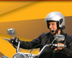 Bukósisakos kihangosítók 1 motorosnak