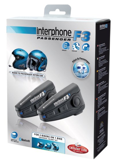 Interphone F3 Bluetoothos bukósisak kihangosító!