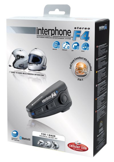 Interphone F4 SZTEREO Bluetoothos bukósisak kihangosító!