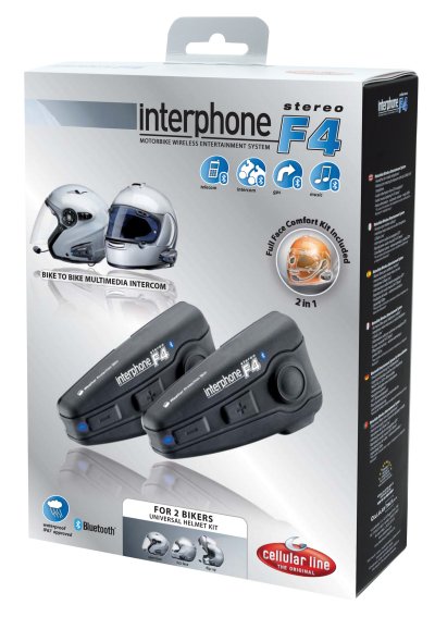 Interphone F4 SZTEREO Bluetoothos bukósisak kihangosító!