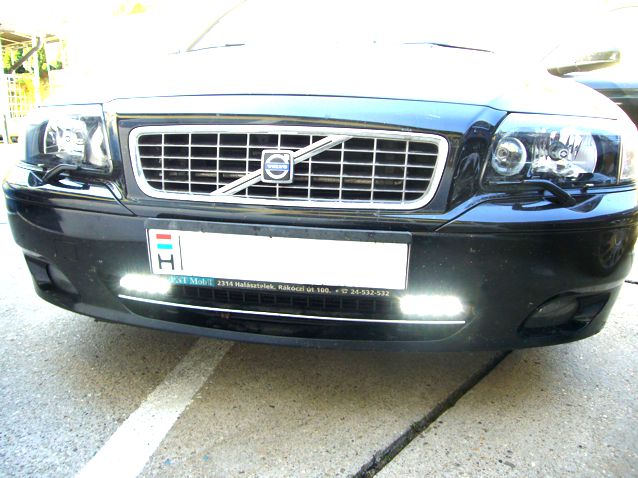 Volvo S80 ledes nappali menetfény beszerelés!